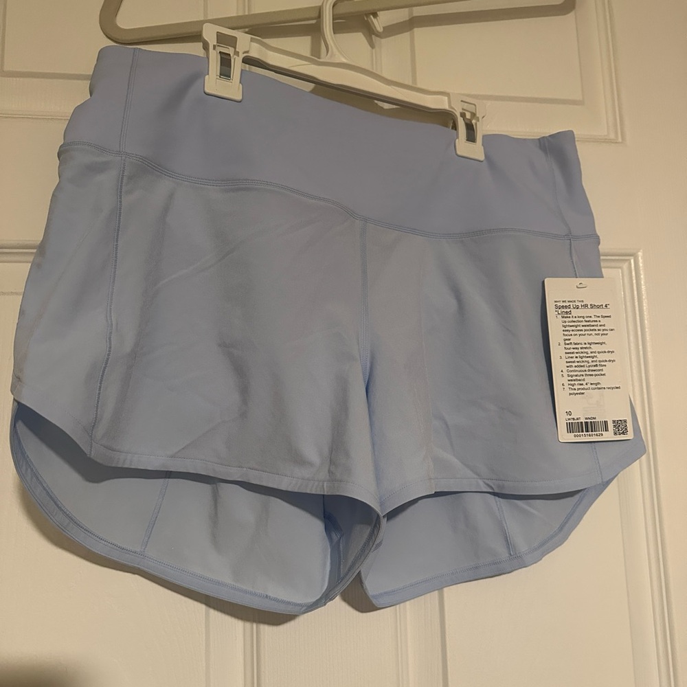 lululemon Speed Up High Rise Shorts Size 10